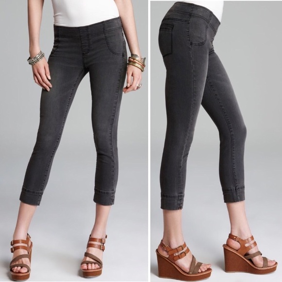 cropped jeggings pull on